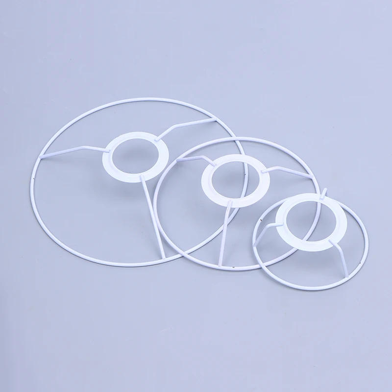 Description Picture 5 of item1Set Cylinder Vintage Lampshade Lamp Iron Lamp Frame Shade Accessories For E27 Lamp Socket Chandelier