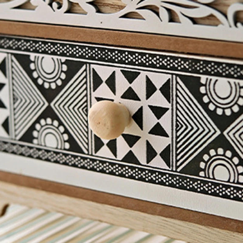 Description Picture 5 of itemWooden Storage Drawers Home Office Desk Drawer Type Storage Box Bedroom Removable Decoration Makeup Organizer for The Drawer