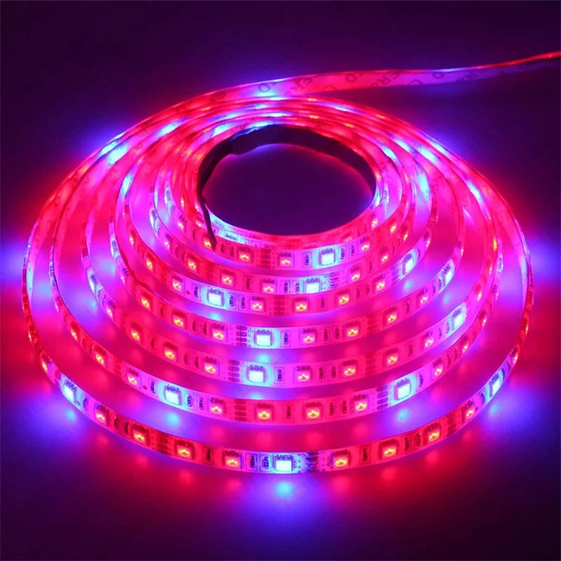 Description Picture 6 of itemLED Grow Light Full Spectrum LED Strip Plant Lamp 5m Growing Light 12V Phyto Lamp Growth Greenhouse Hydroponic Lighting SMD 5050