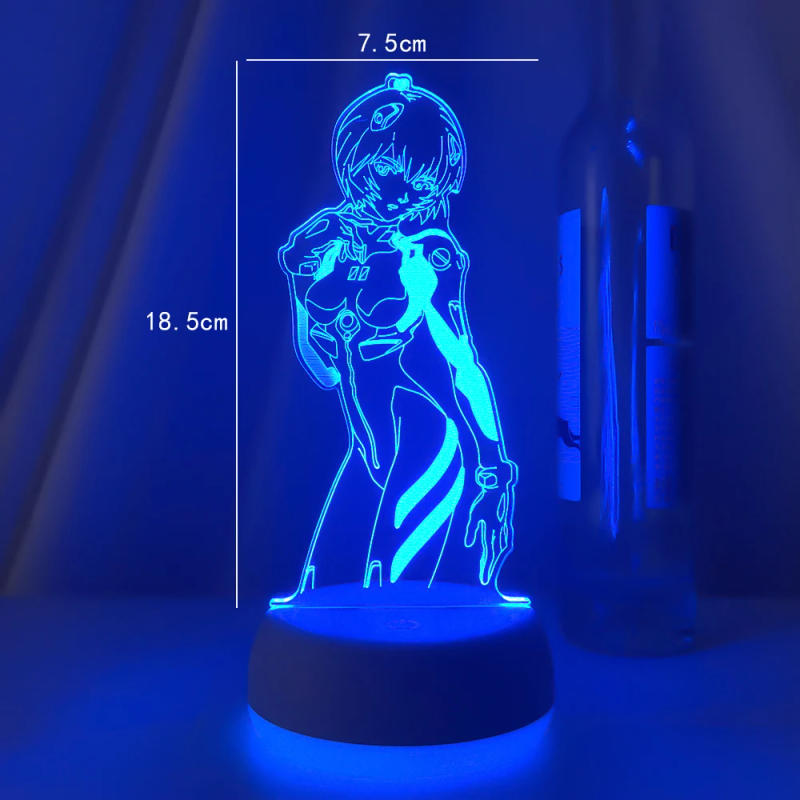 Description Picture 6 of itemNewest 7/16 Colors Changing 3D Night Light Lamp Desk Setup Decor table Icon Logo Sensor Light Kids Child Birthday Gifts