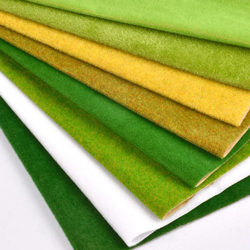 Description Picture 4 of item35x100cm Grass Mat Thin Artificial Lawns Landscape Grass Mat For Model Train Not Adhesive Paper Lawn Fake Turf Decoration Garden