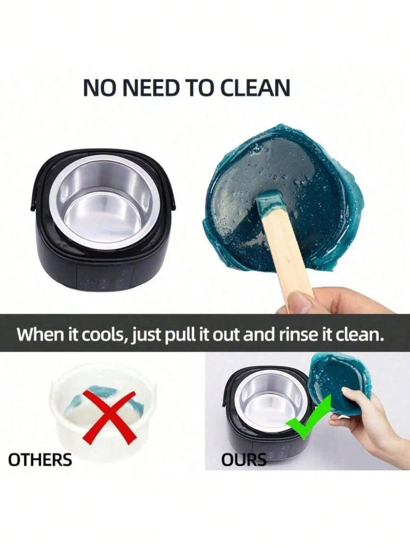 Description Picture 6 of itemConvenient depilatory wax machine wax therapy machine beeswax depilatory heater wax melting machine small wax pot hot wax