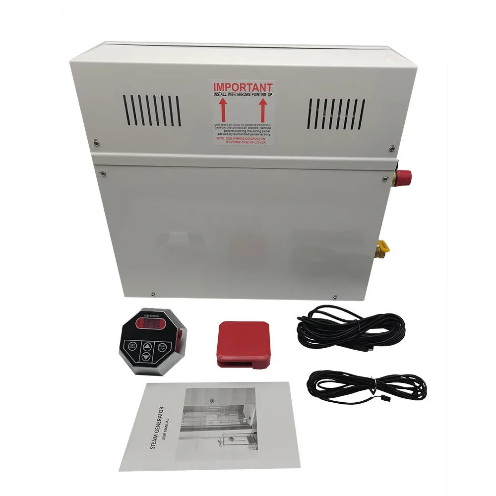 Description Picture 2 of item220V/380V 9KW Bathroom Sauna Machine Steamer Spa Generator for Shower in Home Steam Room Shower with Digital Controller