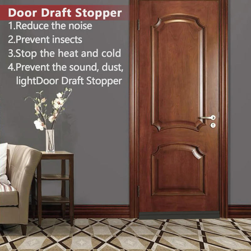 Description Picture 4 of item1M Door Bottom Sealing Strip Windproof Dust Stopper Guard Rain Weatherstrip Noise Reduction Insulator Sealer Home Hardware