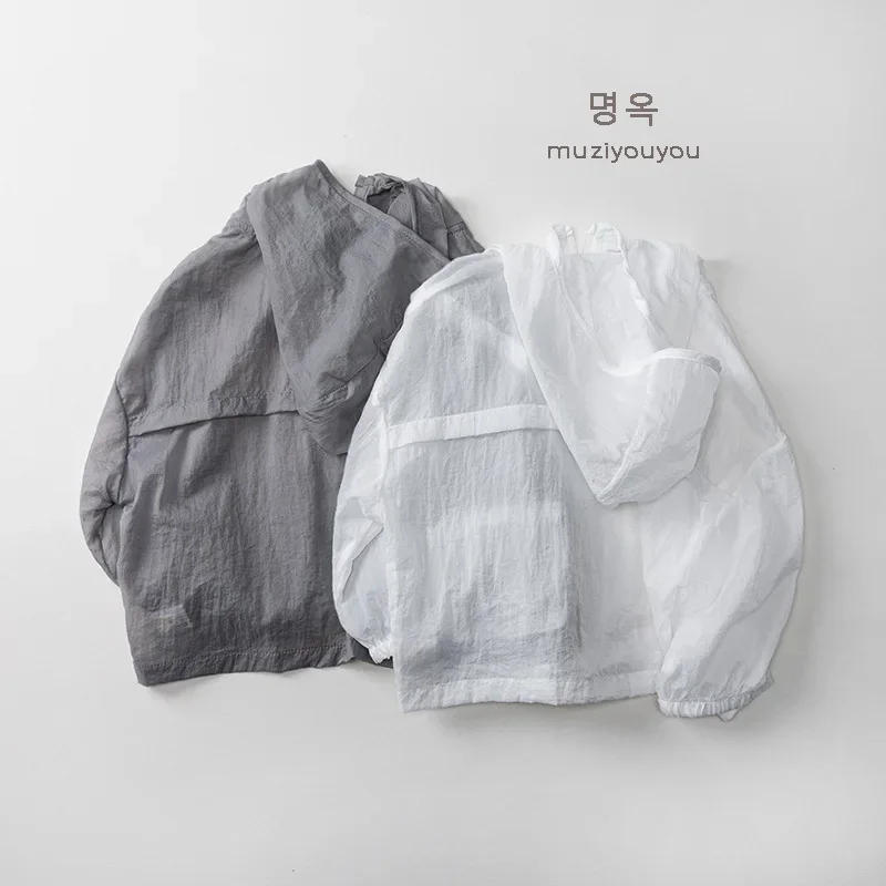 Description Picture 6 of itemChildren's Summer Lightweight Sunscreen Jacket 2025 New Style for Boys and Girls, Korean Version, Japanese Outdoor Top Coat