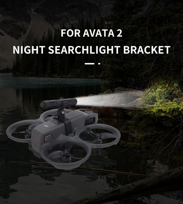 Description Picture 2 of itemAvata 2 Drone Night Flight Light with Holder Mount Dron LED Lights Headlight Flash Lamp Kit for DJI Avata 2 Accessories