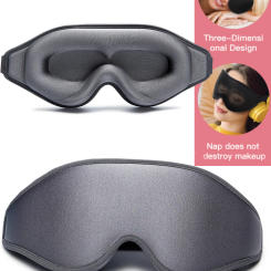 3D Sleep Mask Blindfold Sleeping Aid Eye Mask Soft Memory Foam Face Mask Eyeshade 99% Blockout Light Slaapmasker Eye Cover Patch