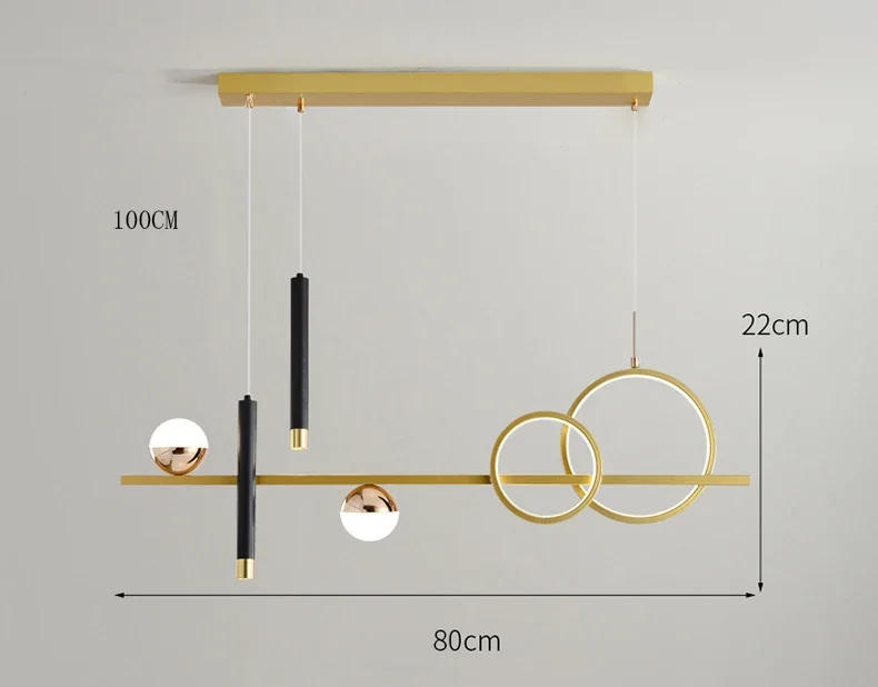 Description Picture 5 of itemModern Home Decor Dining Room Pendant Lights Indoor Lighting Ceiling Lamp Hanging Light Chandelier Lamps for Living Room Lamp