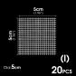 I x 20PC-5cm-Square