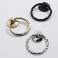 10pcs Drawer Pull Ring Cabinet Handle Antique Style Hanging Ring  Wardrobe Door Handle Home Improvement Furniture Hardware