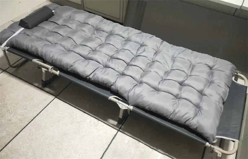 Description Picture 3 of itemLuxury Folding Beds Single Bed Home Bedroom Furniture Multi-functional Marching Bed Recliner Office  Lunch Break Bed p