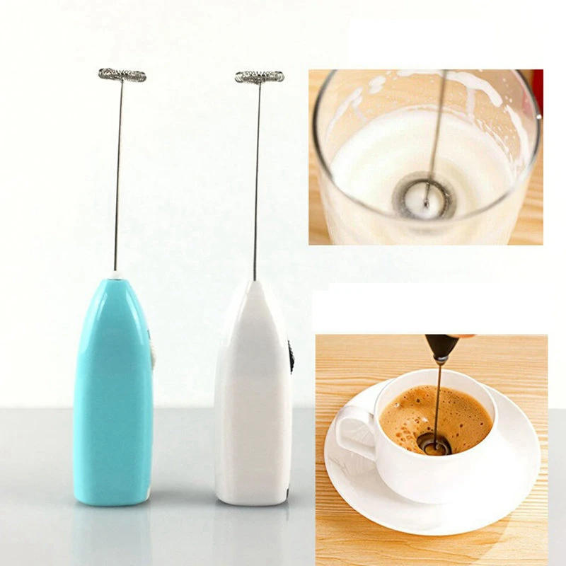 Description Picture 3 of item1 Peice Egg Beater Electric Handheld Rotary Egg Whisk Coffee Frothing Wand Milk Cappuccino Frother Mixer Portable Kitchen Tools