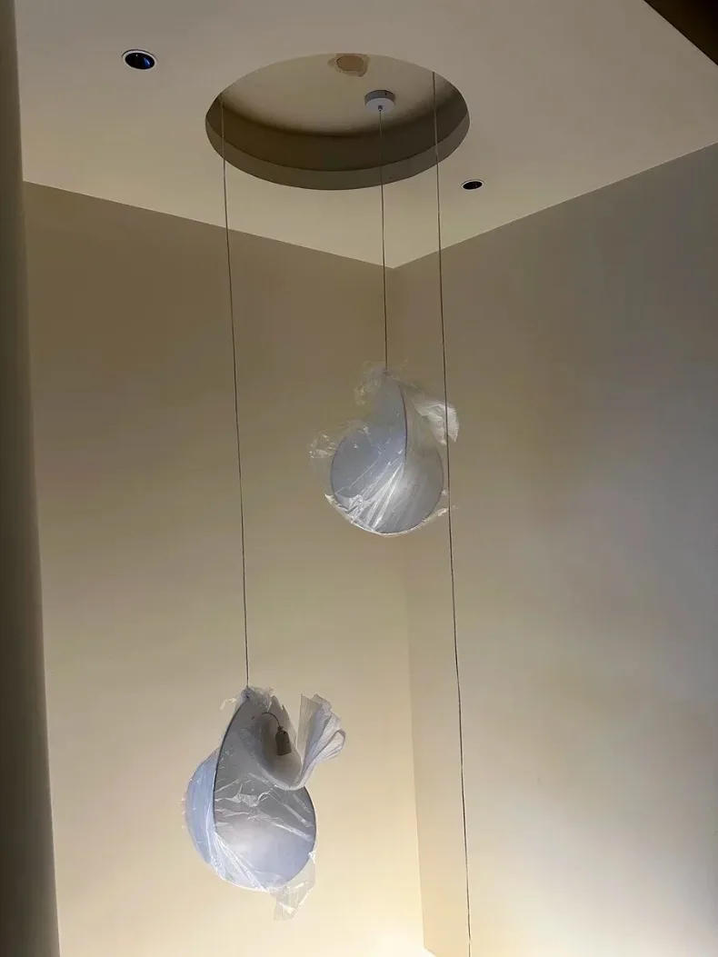 Description Picture 2 of itemItaly Design Silk Pendant Lamp Ceiling Suspension Hanging Light for Living Dining Room