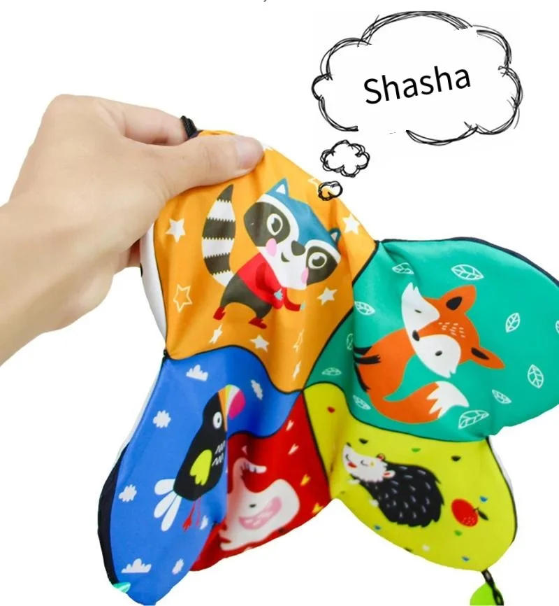 Description Picture 6 of itemTummy Time Pillow with Crinkle Mat & Teethers White High Contrast Baby Toys with Mirror Montessori Infant Sensory Crawling Toys