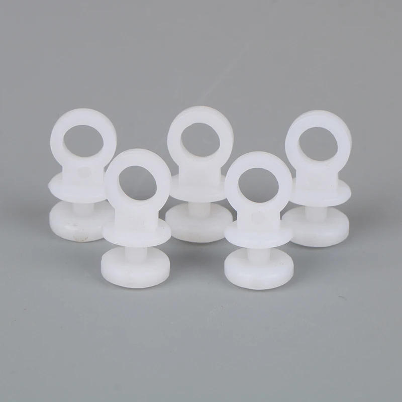 Description Picture 4 of item50PCS Curtain Rail White Modern Style Accessories Plastic Curtain Track Gliders For Home Hanging Curtain Glider Hook Ring Rail