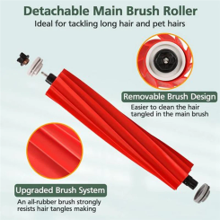 B89B-15PCS Replacement Parts Forroborock Q7 Q7+ Q7 Max Q7 Max+ Vacuum Cleaner Parts Main Side Brush Filter Mop Cloth