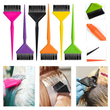 Professional Hair Coloring Brush Soft Hair Brush Salon Hair Tinting Brushes Highlighting Dyeing Board Barber Supplies Styling Ac