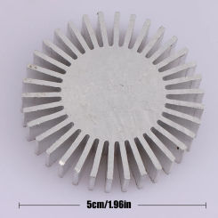 COB Lamp Bead Radiator Diameter 50mm 3~7W High Power LED Radiator