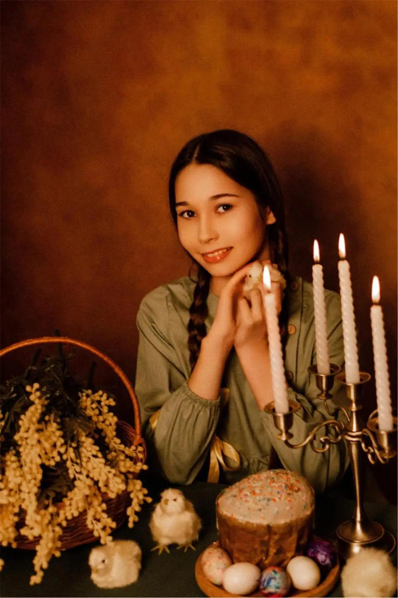 Description Picture 2 of itemAbstract Light Blue Gradient Solid Color Backdrop Surface Of Wall Wedding Baby Birthday Photography Background Photo Studio Prop