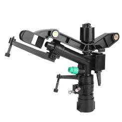 G1 Rotating Rocker Arm Irrigation Nozzle Dual Outlet Female Thread Sparyer Head Adjustable Watering Sprinkler For Garden Lawn