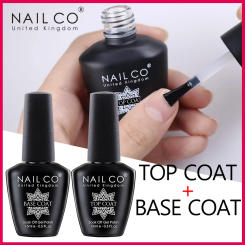 NAILCO No Wipe Top Coat Base Coat Primer Lacquer Semi Permanente Vernis Nail Art Tips UV Colors Gel Nail Polish Esmalte Soak Off