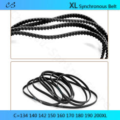 XL Timing Belt Width 10mm Rubber Synchronous Wheel Belt 134 140 142 150 160 170 180 190 200XL Pitch 5.08mm for XL Timing Pulley