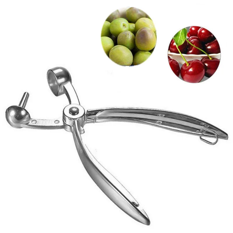 Description Picture 2 of item1Pc Cherry Olive Pitters Stoner Pits Long Handle Fruits Corer Seed Remover For Jujube Hawthorn Fruit Kitchen Accessories
