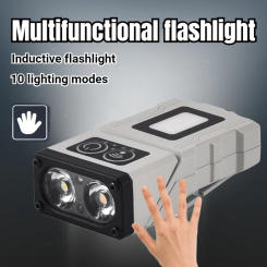 Mini Induction Flashlight Outdoor Camping USB Rechargeable Built in battery Lamp Lightweight Magnetic Waterproof Work Torch