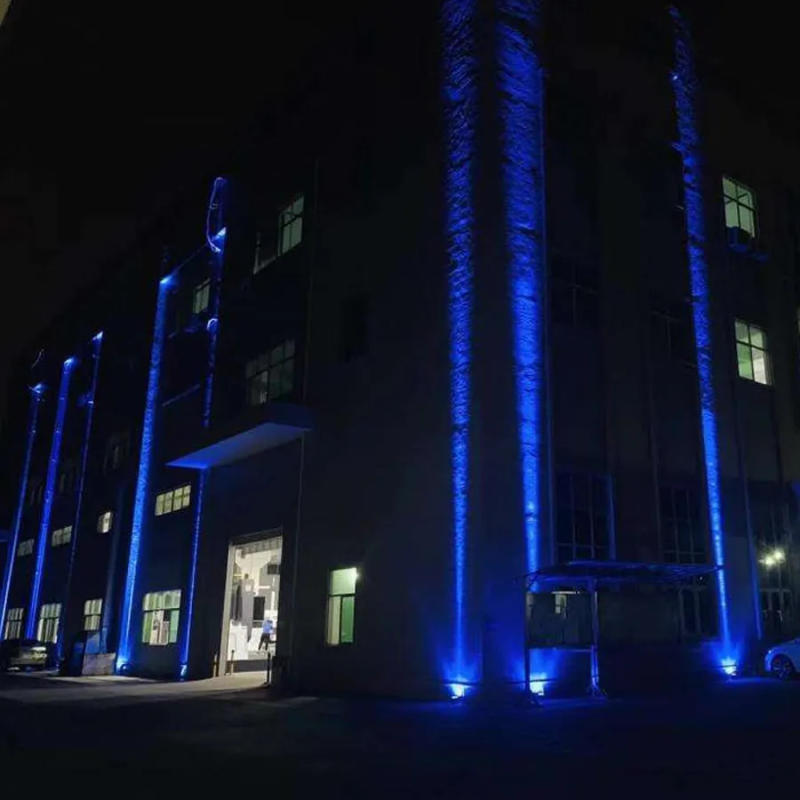 Description Picture 6 of itemOutdoor LED Wall spotlight 9W 12W 220V Landscape Lighting Green Red Blue Wall light IP66 Waterproof one beam lights