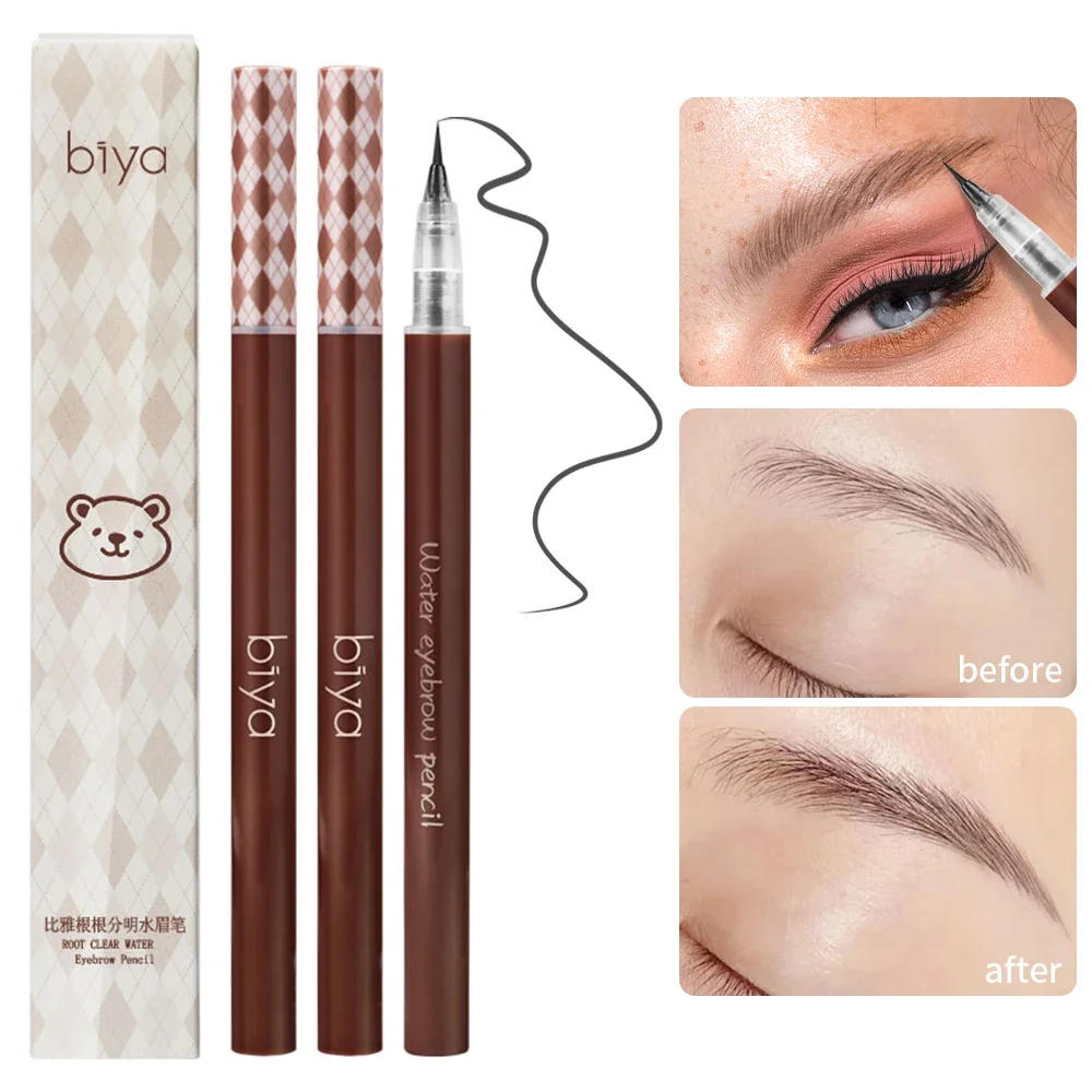 Description Picture 4 of item0.01mm Ultra Fine Eyebrows Pencil Waterproof Long Lasting No Blooming Eyeliner Lying Silkworm Pen Easy To Color Eye Makeup Tools