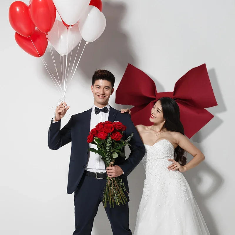Description Picture 4 of itemDIY EVA Giant Christmas Bow Shop Display Wedding Outdoor Party Backdrop Arch Decor Festivity Occasion Car Decoration Giant Bow