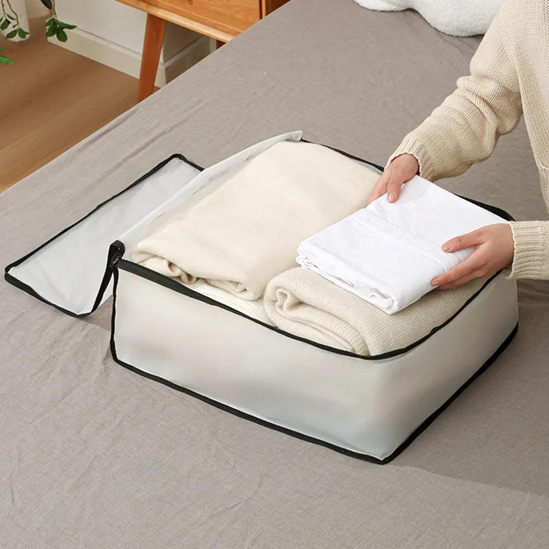 Description Picture 4 of itemUnderbed Storage Bag Foldable Quilt Bag Wardrobe Clothes Storage Box Dustproof Organizer Large Capacity Quilt Storage Bag