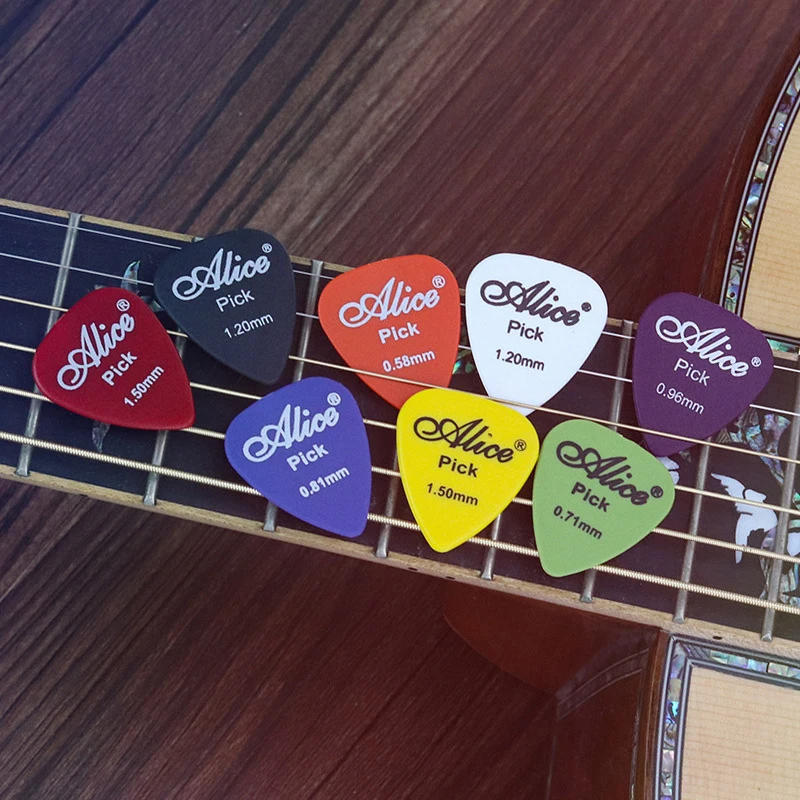 Description Picture 3 of item12/20/50pcs Guitar Pick Electric Guitar Pick Acoustic Music Picks Plectrum Instrument Accessories Mixed Thickness Guitar Pick