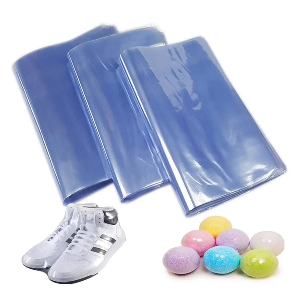 Description Picture 4 of item50pcs/pack PVC Heat Shrink Film Wrap Storage Bag Retail Seal Packing Bag Clear Plastic Polybag Gift Cosmetics Packaging Pouch