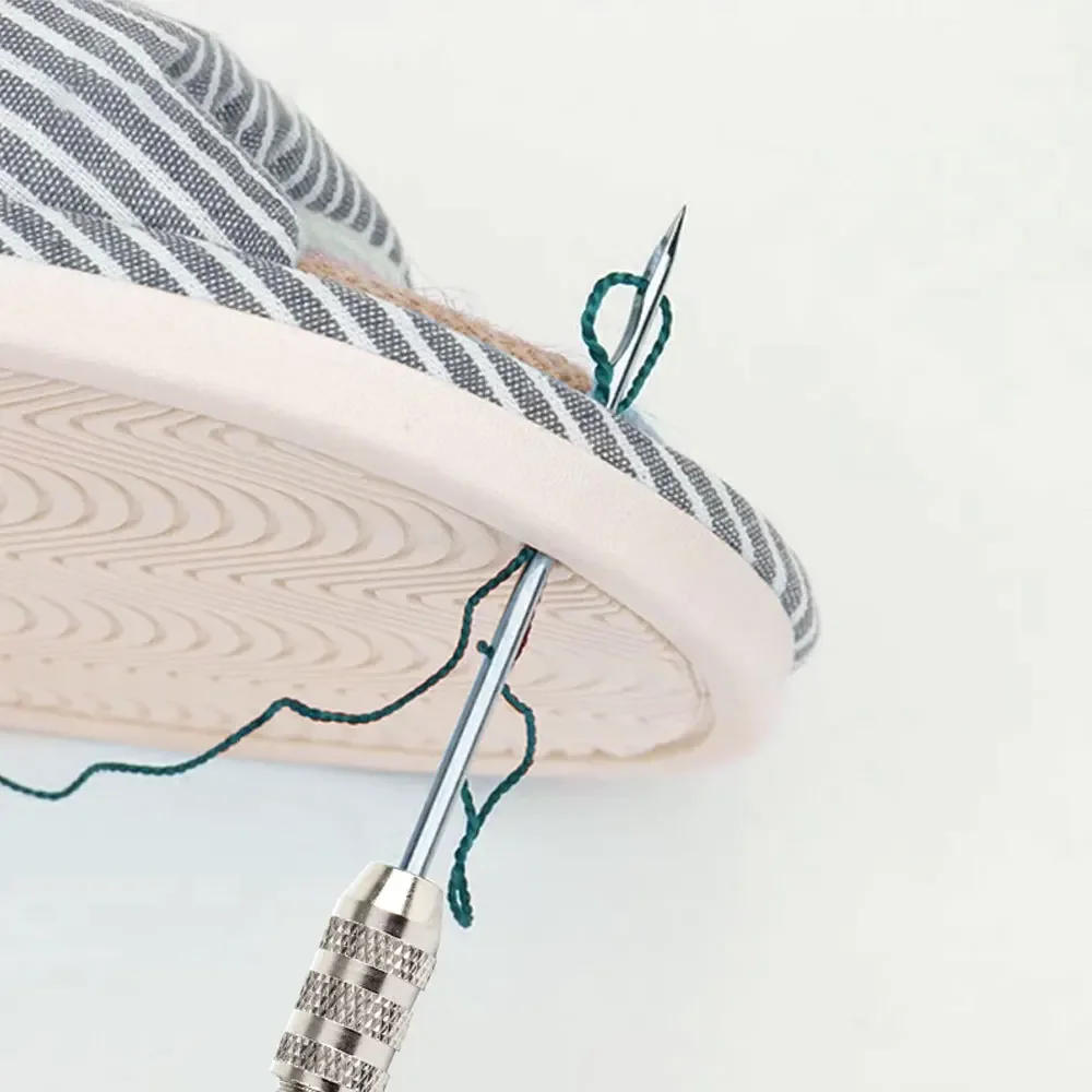 Description Picture 6 of itemMultifunctional PU Leather Sewing Awl Set, DIY Leather Punch Stitching Repair Tool, Replaceable Sewing Needles Handmade Supplies