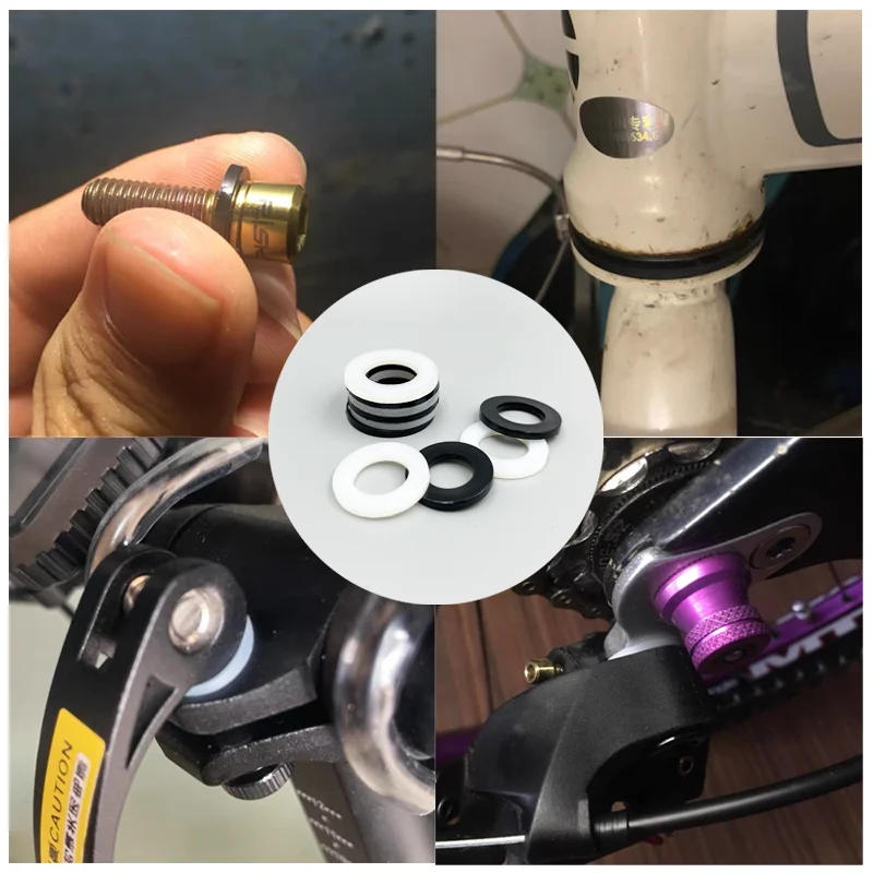 Description Picture 4 of itemNylon Flat Washer Metric Sealing Spacer Gasket Ring M2 M2.5 M3 M4 M5 M6 M8 Black White Plastic Sealing Hard Washer for Screw