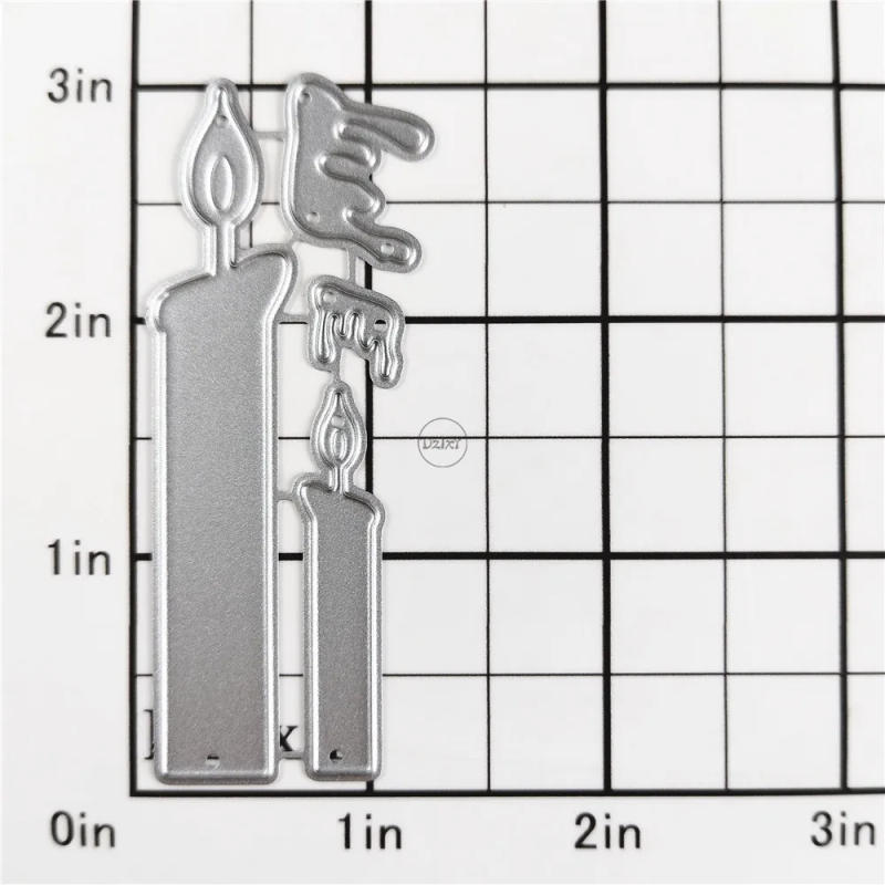 Description Picture 4 of itemDzIxY Candle Flame Metal Cutting Dies for Card Making Paper Embossing Die Cuts Sets Album Crafts 2023 New Templates Stencils