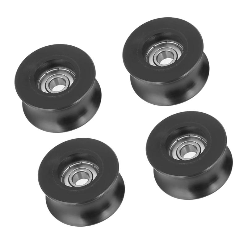 Description Picture 3 of item4pcs 0840UU U Type U-Groove Pulley Roller Guide Wheel 8x39.5x20.1mm Metal+plastic