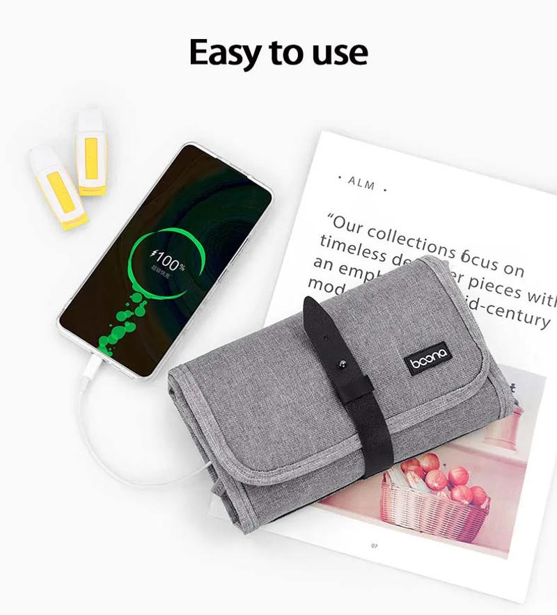 Description Picture 3 of itemPortable Electronic Storage Bag Travel Cable Clip Storage Box Electronic Accessories Waterproof Cables Digital Storage Bag