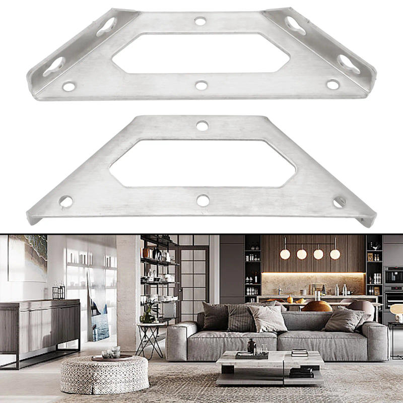 Description Picture 4 of itemStainless Steel Corner Brackets Support Right Triangular Reinforcement 2PCS Stainless Steel Angle Corner Brackets