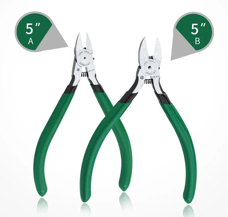 Description Picture 5 of itemLAOA 5“ Electrical Scissors Cr-V Diagonal Pliers Iron Wire Copper Wire Cutters With Labor-saved Spring