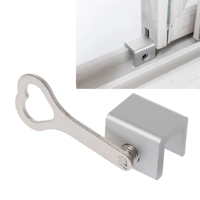 Description Picture 5 of itemChild Protection Baby Safety Adjustable Sliding Window Locks Stop Aluminum Alloy Security Lock With Keys Safety Window Lock