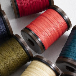 0.5mm Waxed Polyester Rope Wax Coated Rope Waterproof Circular Wax Coated Thread for Weaving Bracelet DIY Leather Sewing