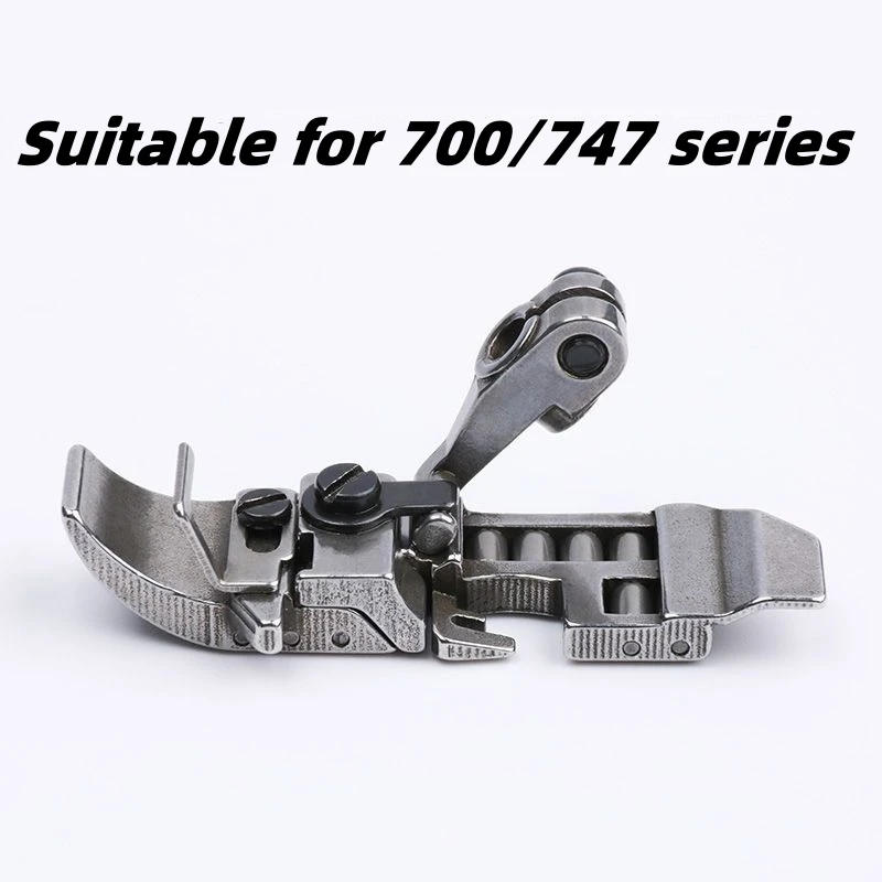 Description Picture 5 of item747/700 overlock sewing machine, four thread roller anti wrinkle belt, rolling ball thick material roller pressure foot