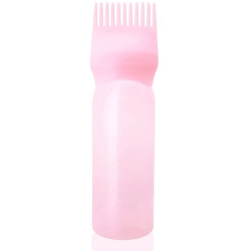 120ml Hair Root Comb Applicator Bottle Hair Dye Applicator Comb Brush Dispensing Salon Hair Coloring Hairdressing Styling Tools