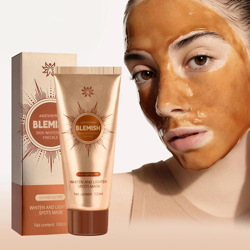 Description Picture 3 of itemWhiten and Lighten Spots Mask Spots Peel-Off Facial Mask Anti-Blemish Freckle Brightening Mask Deeply Clean Pore Tightening Mois