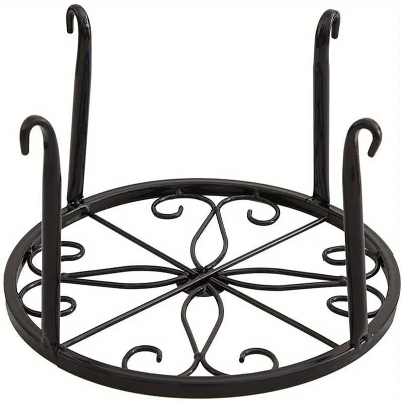 Description Picture 5 of item1/2pcs Heavy Duty Metal Rustproof Iron Plant Stand - Perfect for Indoor/Outdoor Garden Planters & Pots!