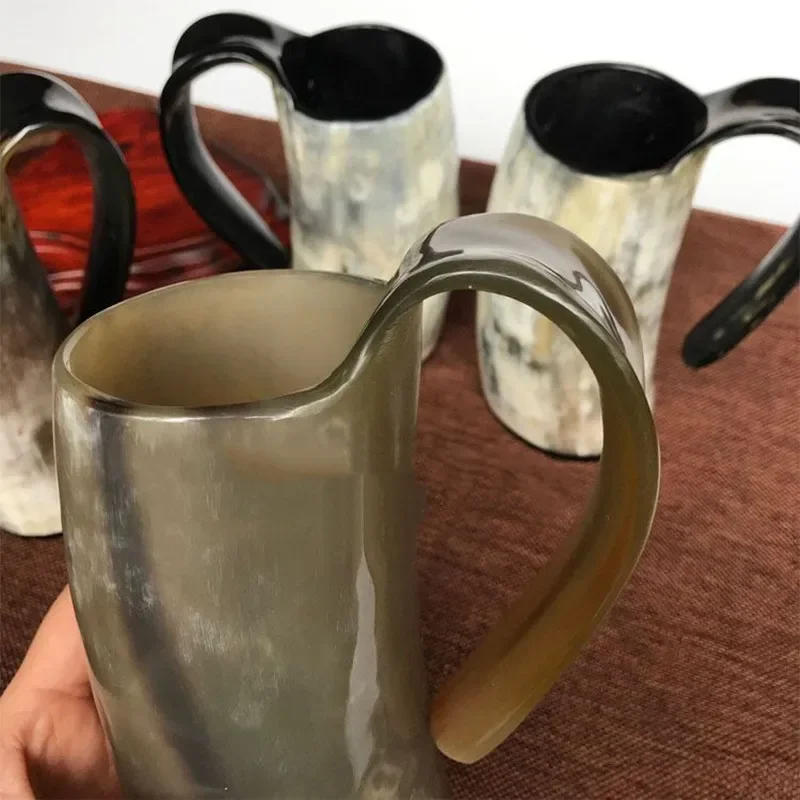 Description Picture 3 of itemWhiskey Shot Glasses Real Horn Mugs Wine Goblet Drinking Viking Cups-Food Safety and One Year Warranty