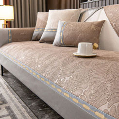 Fashion Jacquard Sofa Towel Four Season Universal Sectional Sofa Cover for Living Room Anti-slip Couch Cover, Not a whole Set