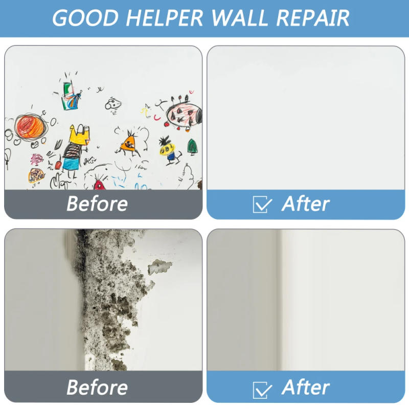 Description Picture 2 of item100g White Pink Wall Small Roller Brush Paint Interior Wall Repair Household Wall Graffiti Repair Environmental Protection Paint